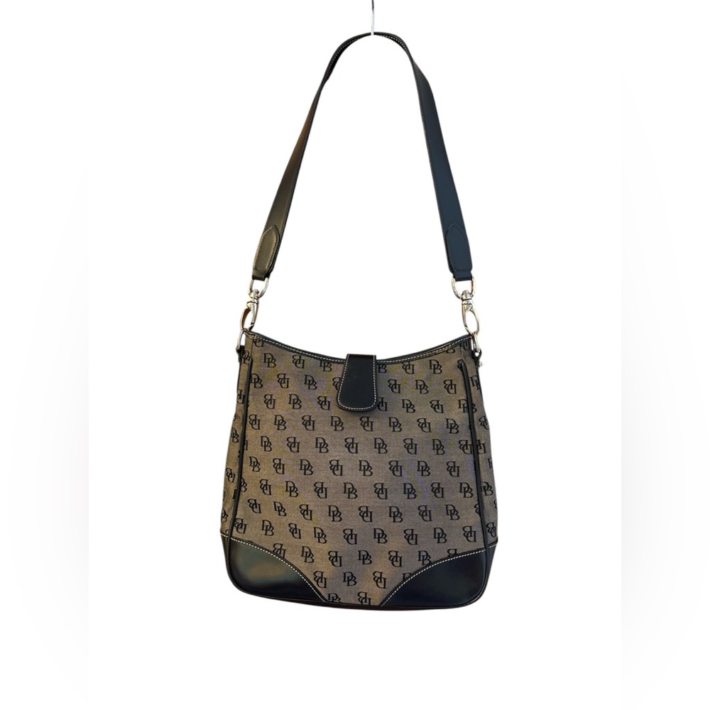 Dooney & Bourke Handbag-  signature canvas leather shoulder bag.
